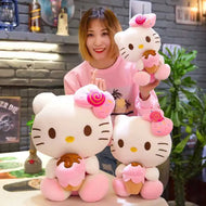 Plüschtier Hello Kitty – Kuscheltier - Stofftier Eiscreme