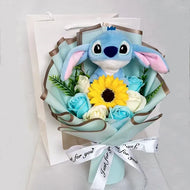 Plüschtier Stitch Blumenstrauß – Kuscheltier - Stofftier