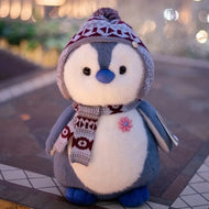 Plüschtier Weihnachts-Pinguin – Kuscheltier - Stofftier
