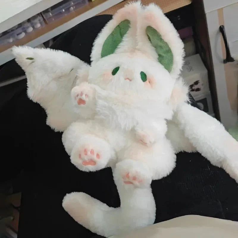 Plüschtier Weiße Fledermaus – Kuscheltier - Stofftier