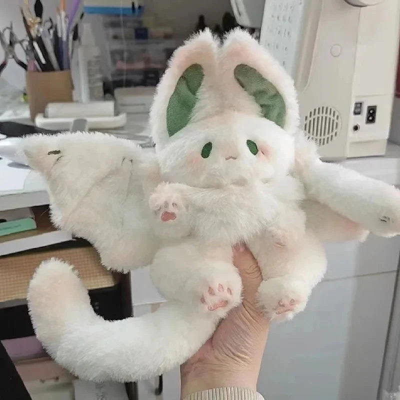 Plüschtier Weiße Fledermaus – Kuscheltier - Stofftier