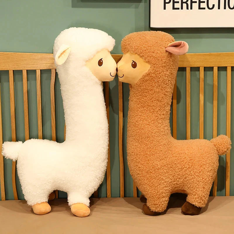 Plüschtier Alpaka Llama – Kuscheltier - Stofftier flauschig