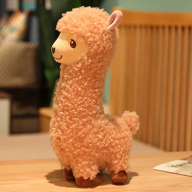 Plüschtier Alpaka Llama – Kuscheltier - Stofftier flauschig