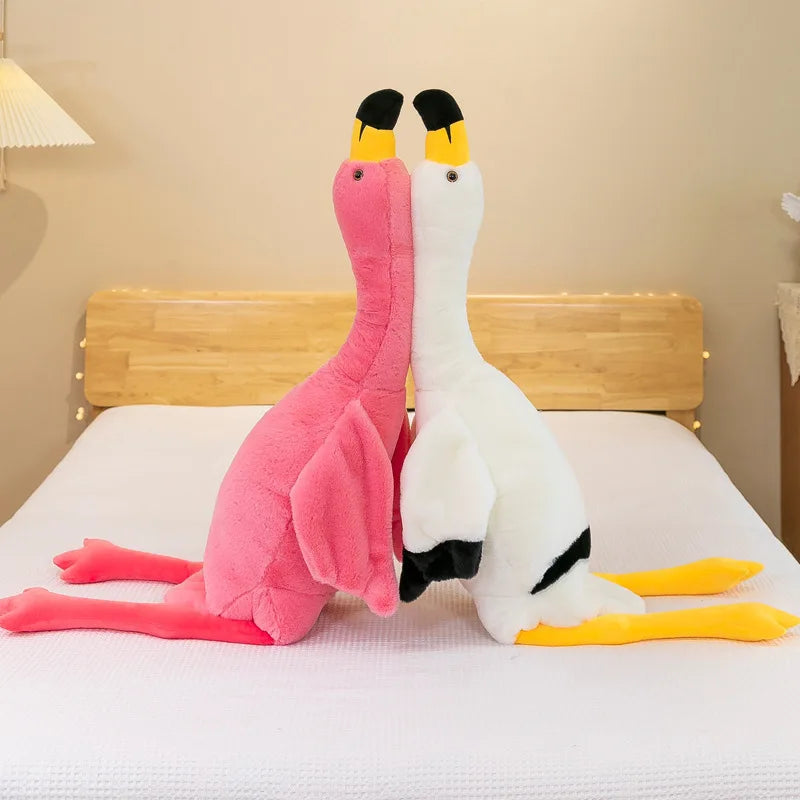 Plüschtier Flamingo – Kuscheltier - Stofftier bunt