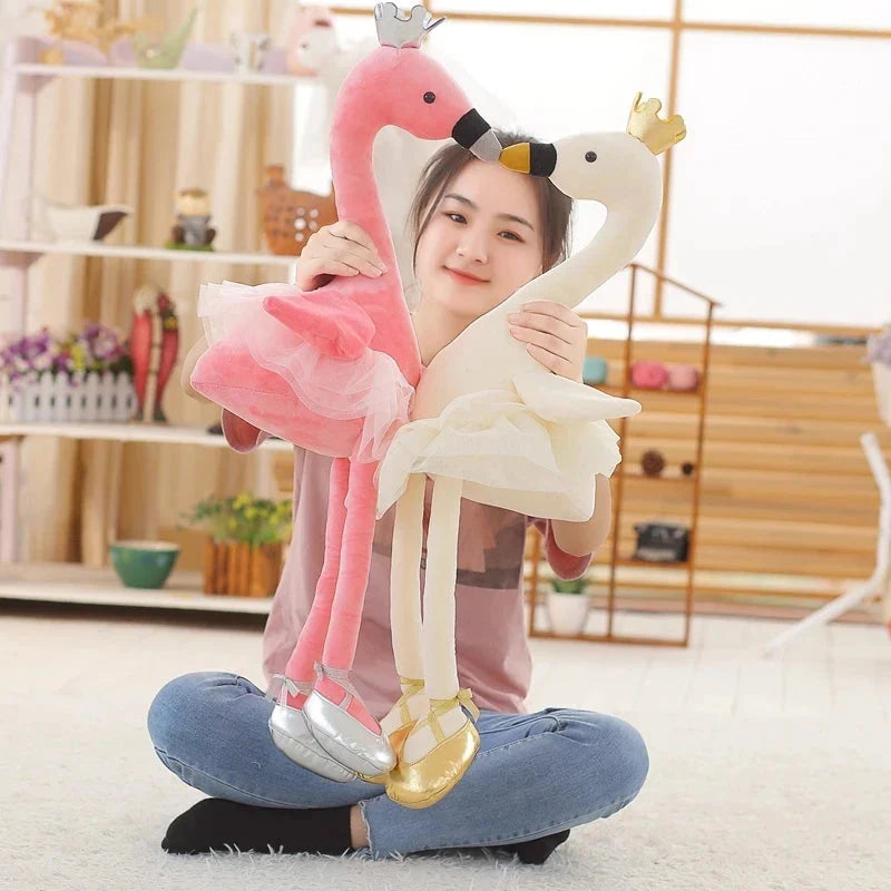 small flamingo stuffed animal 