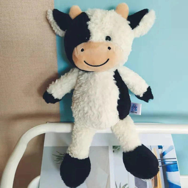 fluffy cow stuffed animal 