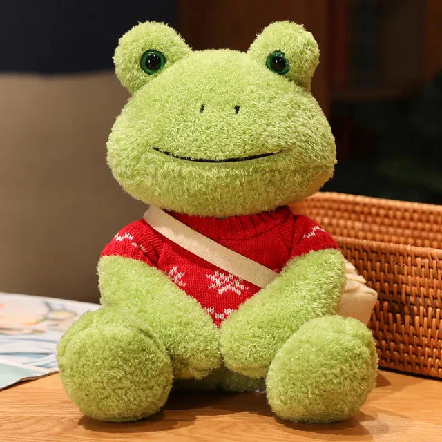 Plüschtier Frosch – Kuscheltier - Stofftier weich