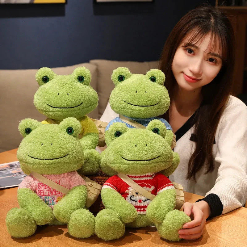 Plüschtier Frosch – Kuscheltier - Stofftier weich
