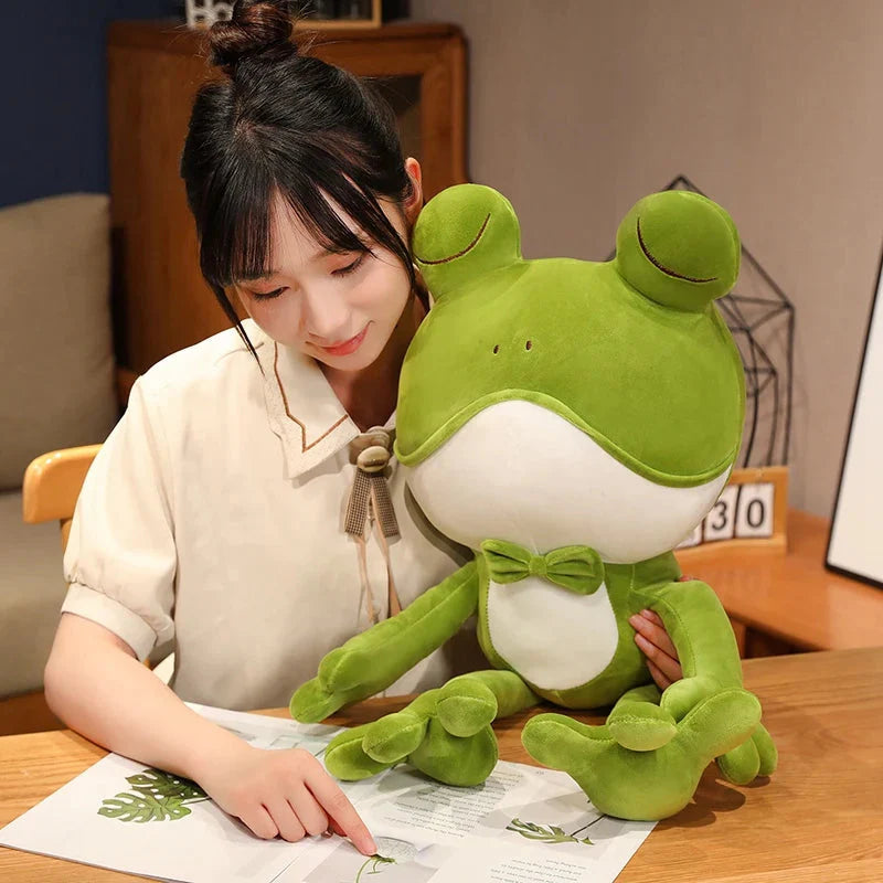 Plüschtier Frosch – Kuscheltier - Stofftier weich