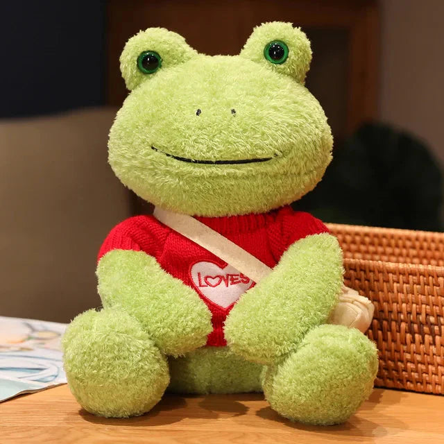 Plüschtier Frosch – Kuscheltier - Stofftier weich