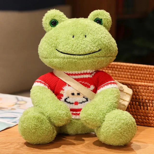 Plüschtier Frosch – Kuscheltier - Stofftier weich