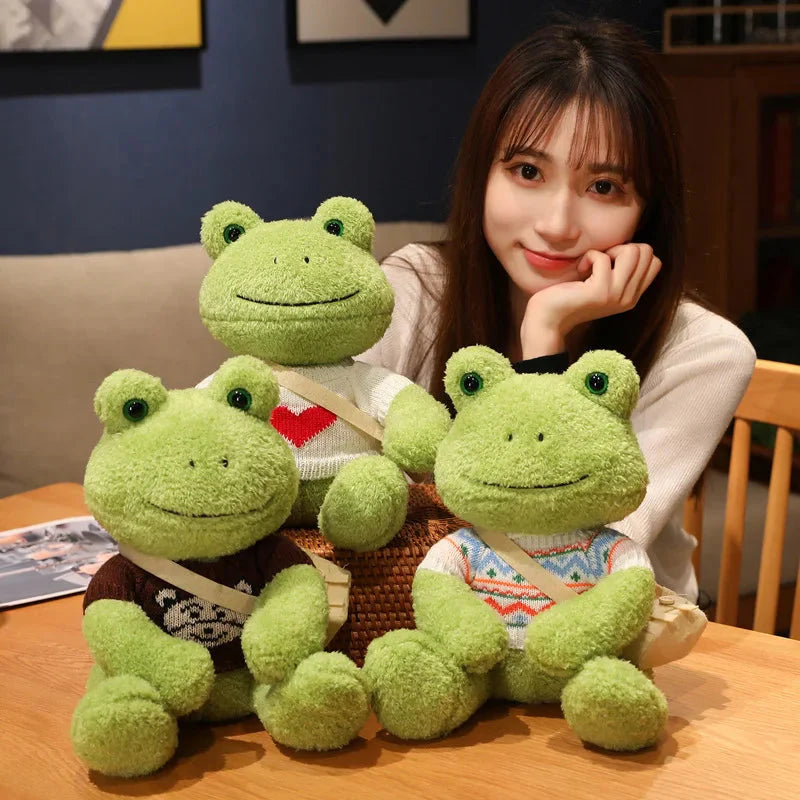 Plüschtier Frosch – Kuscheltier - Stofftier weich