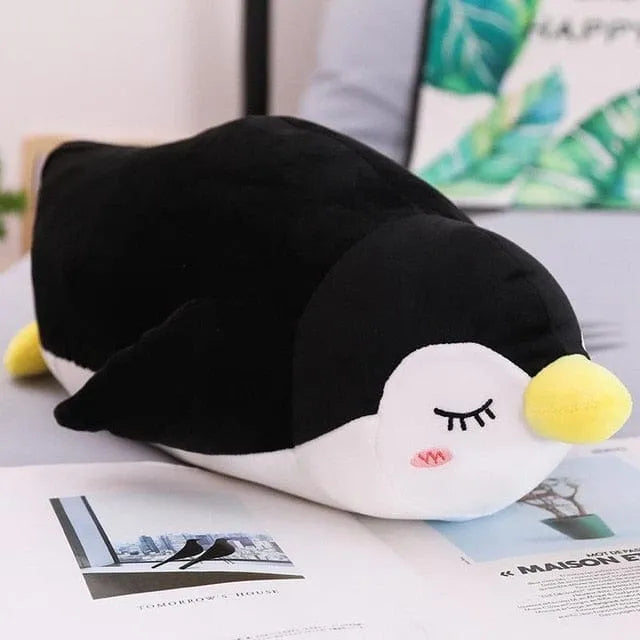 Plüschtier Gleitschlitten-Pinguin – Kuscheltier - Stofftier