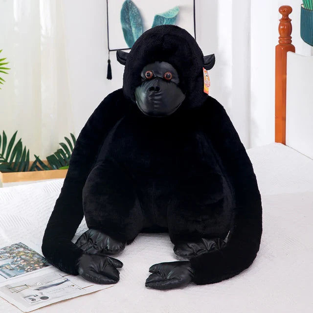 Plüschtier Gorilla – Kuscheltier - Stofftier braun schwarz