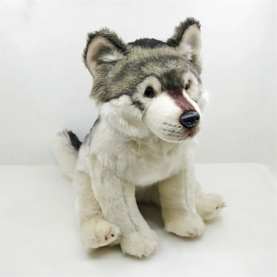 Plüschtier Grauer Wolf – Kuscheltier - Stofftier