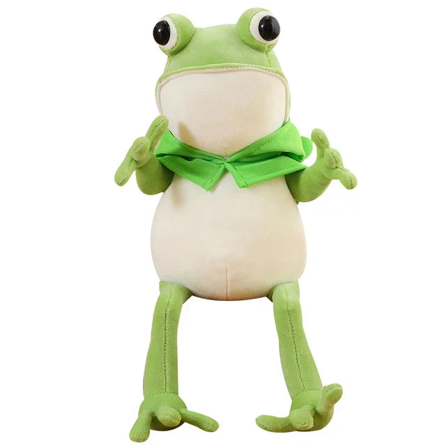 Plüschtier Grüner Frosch – Kuscheltier - Stofftier