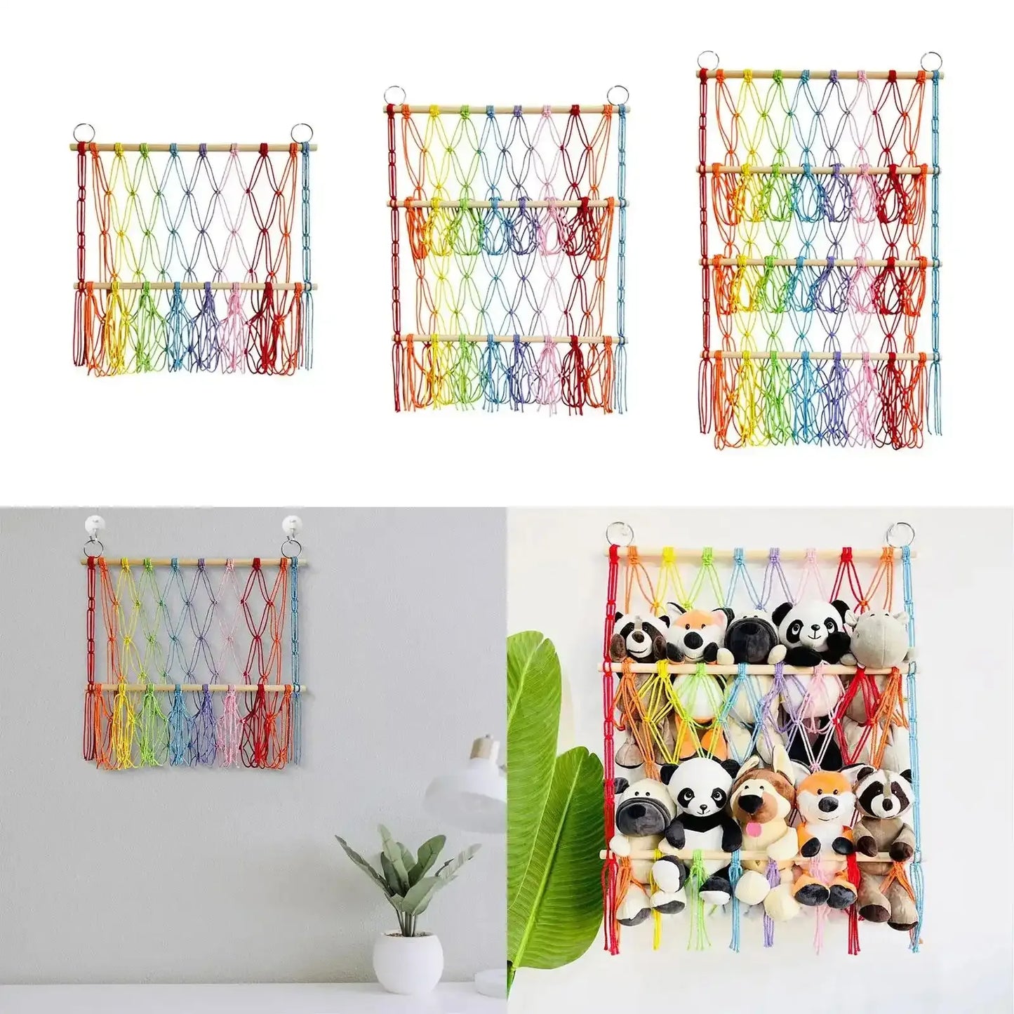 Plüschtier Hängematte – Kuscheltier - Stofftier Organizer