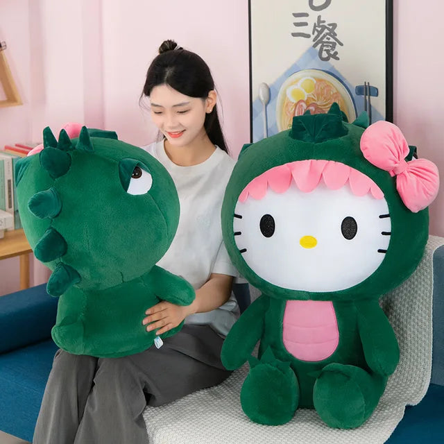 Plüschtier Hello Kitty Dinosaurier – Kuscheltier - Stofftier