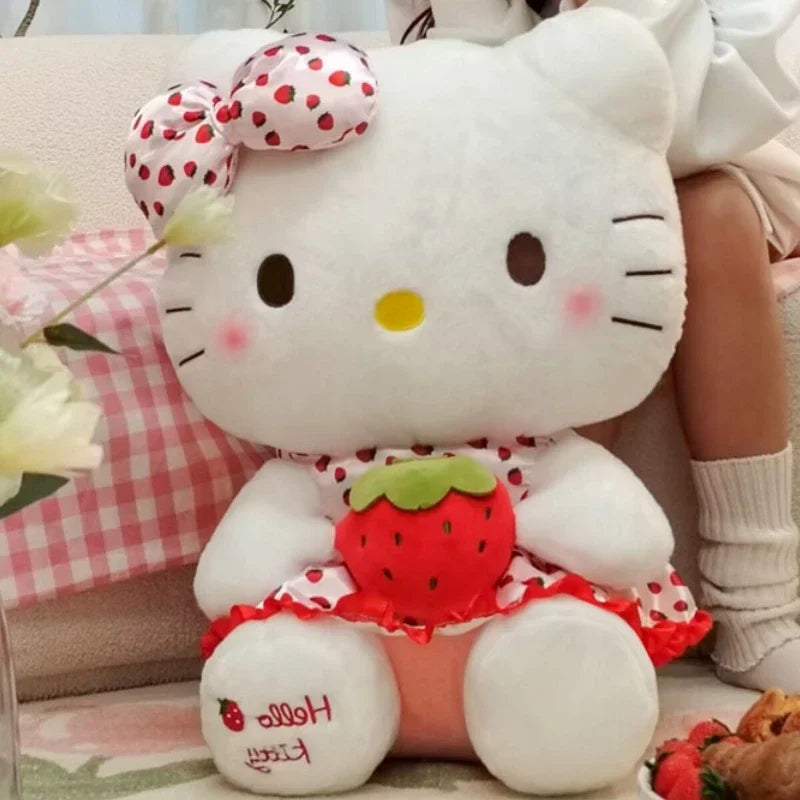 Plüschtier Hello Kitty Erdbeere – Kuscheltier - Stofftier
