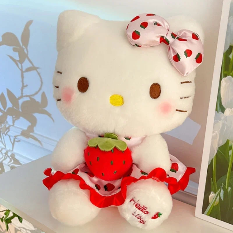 Plüschtier Hello Kitty Erdbeere – Kuscheltier - Stofftier