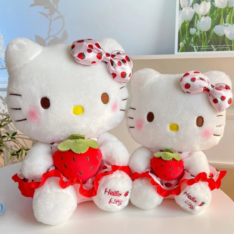 Plüschtier Hello Kitty Erdbeere – Kuscheltier - Stofftier