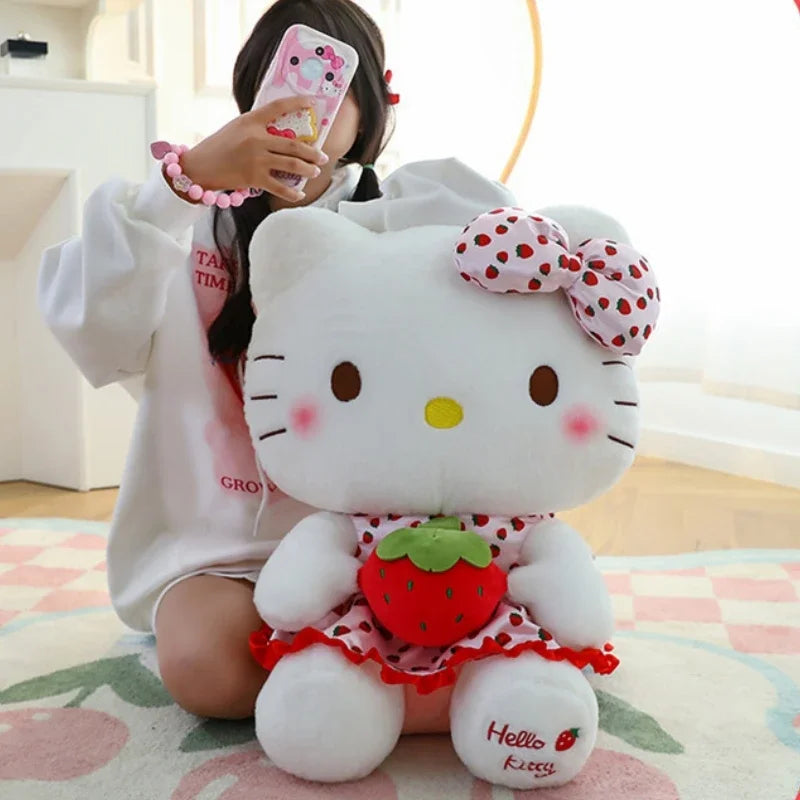 Plüschtier Hello Kitty Erdbeere – Kuscheltier - Stofftier