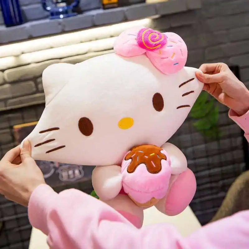 Plüschtier Hello Kitty – Kuscheltier - Stofftier Eiscreme
