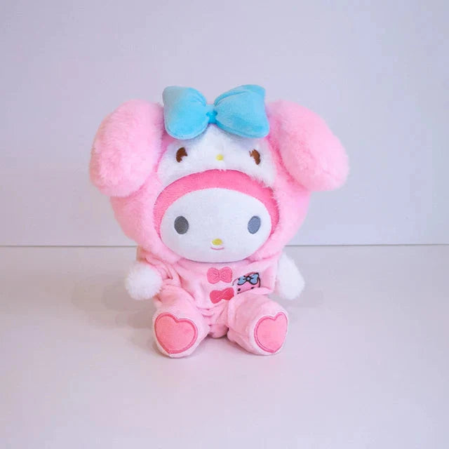Plüschtier Hello Kitty – Kuscheltier - Stofftier mit Hasenohren