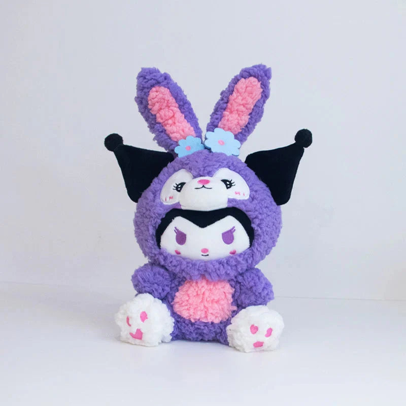 Plüschtier Hello Kitty – Kuscheltier - Stofftier mit Hasenohren
