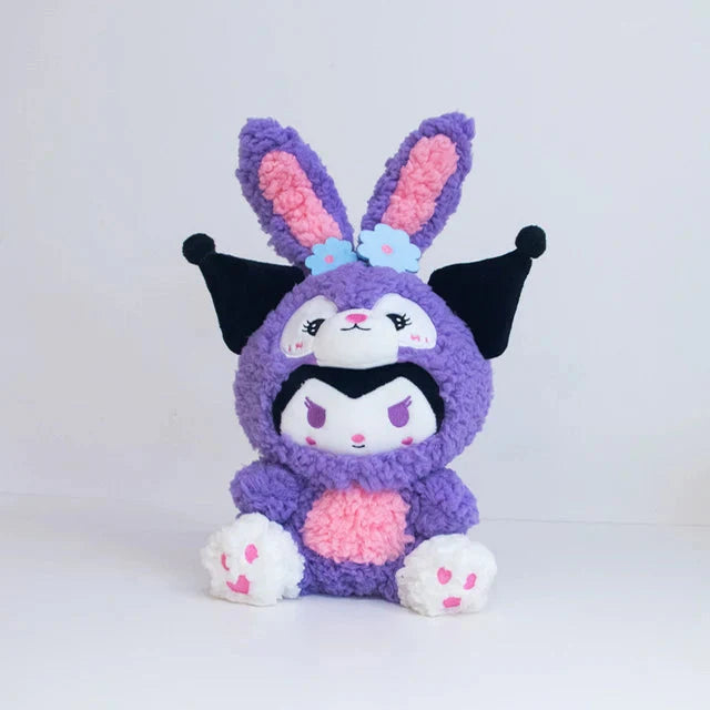 Plüschtier Hello Kitty – Kuscheltier - Stofftier mit Hasenohren