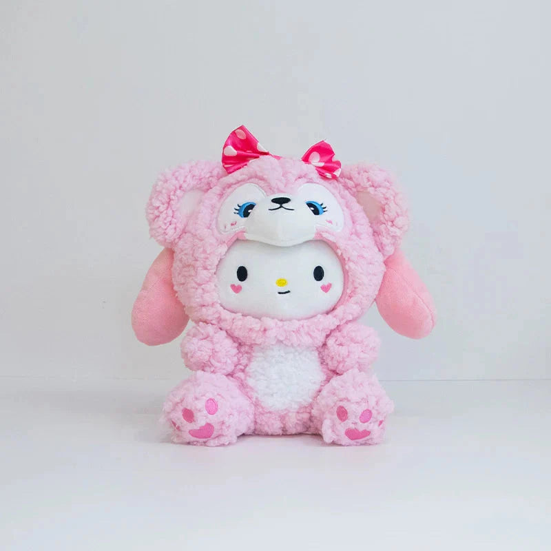 Plüschtier Hello Kitty – Kuscheltier - Stofftier mit Hasenohren