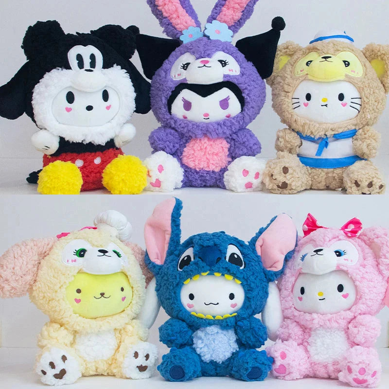 Plüschtier Hello Kitty – Kuscheltier - Stofftier mit Hasenohren