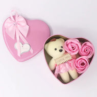 Plüschtier Herz Geschenkbox – Kuscheltier - Stofftier Rosen