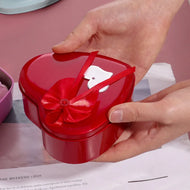 Plüschtier Herz Geschenkbox – Kuscheltier - Stofftier Rosen
