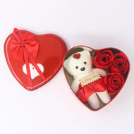Plüschtier Herz Geschenkbox – Kuscheltier - Stofftier Rosen