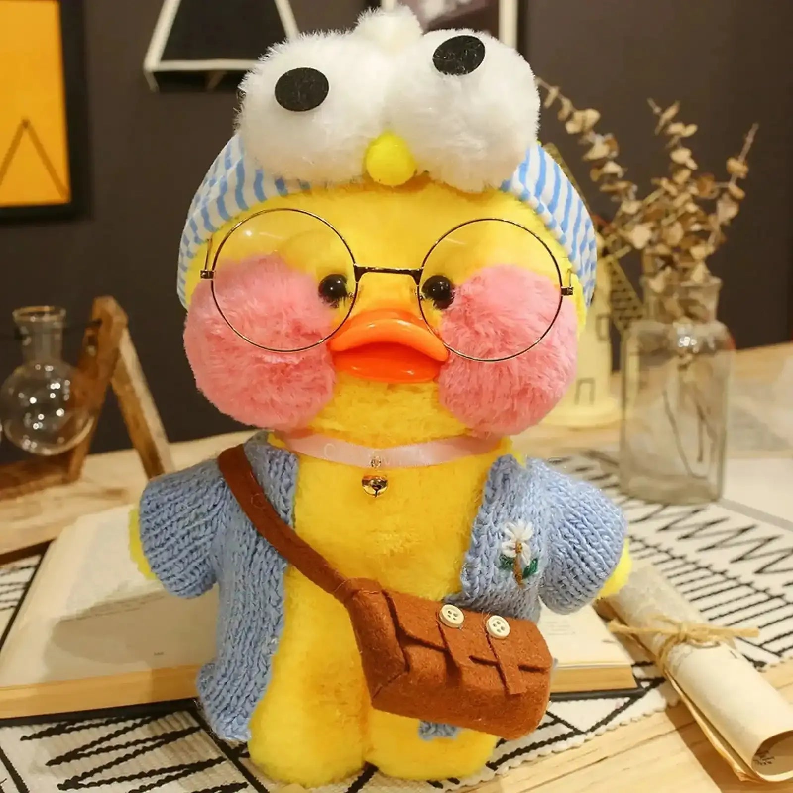 Plüschtier Kawaii Ente – Kuscheltier - Stofftier süß