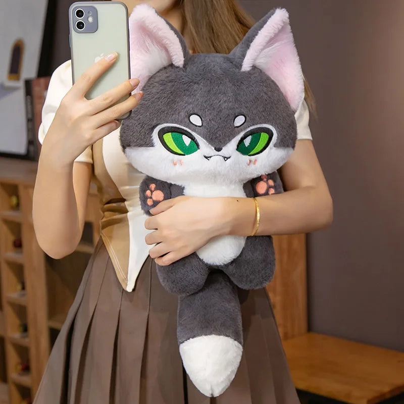 Plüschtier Kawaii Wolf – Kuscheltier - Stofftier weich
