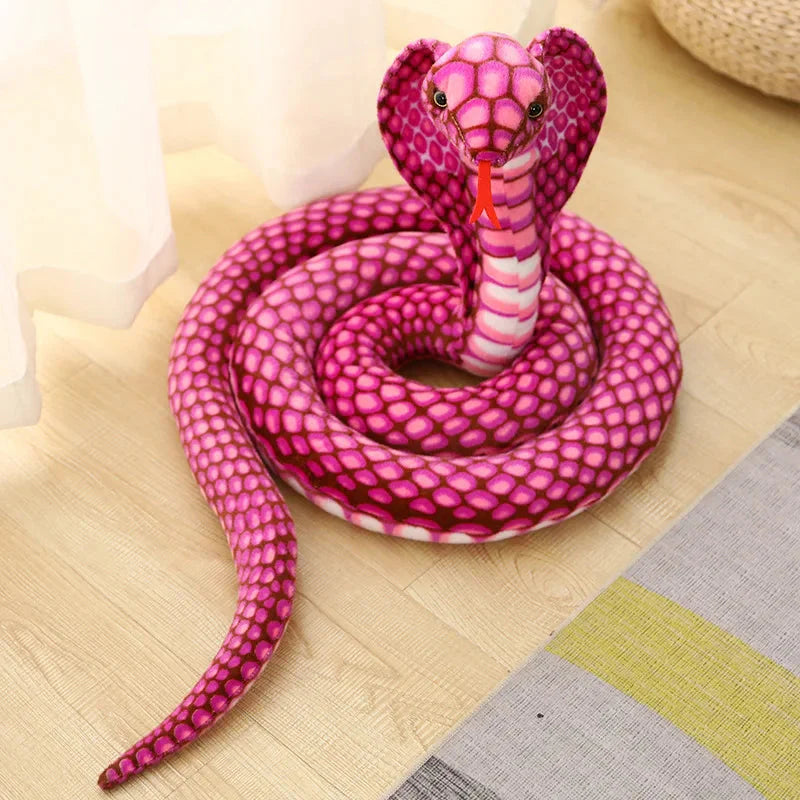 Plüschtier Kobra Schlange – Kuscheltier - Stofftier weich