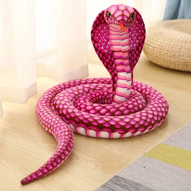 Plüschtier Kobra Schlange – Kuscheltier - Stofftier weich