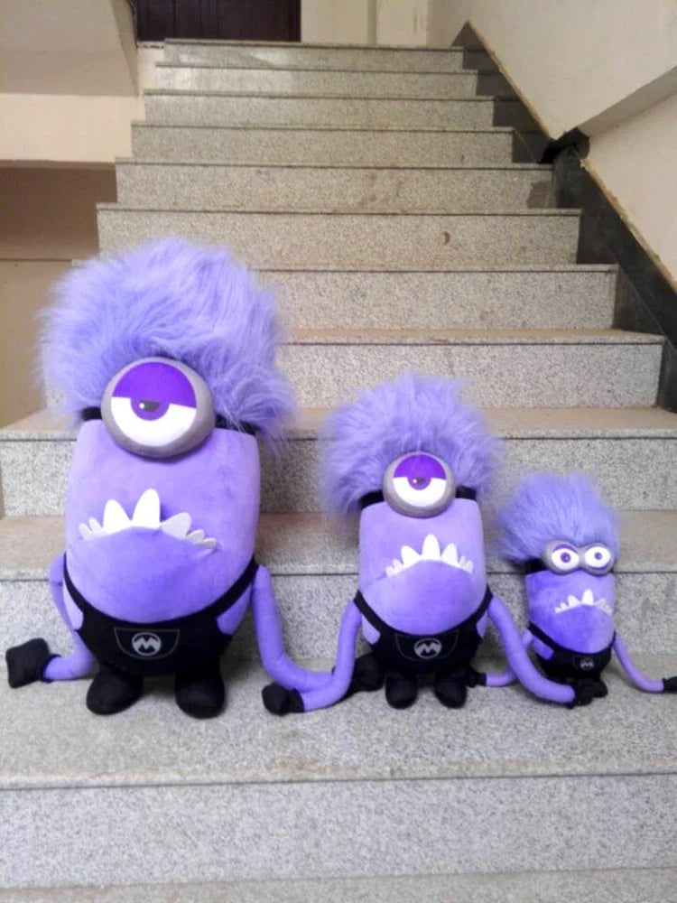 Plüschtier Lila Minion – Kuscheltier - Stofftier