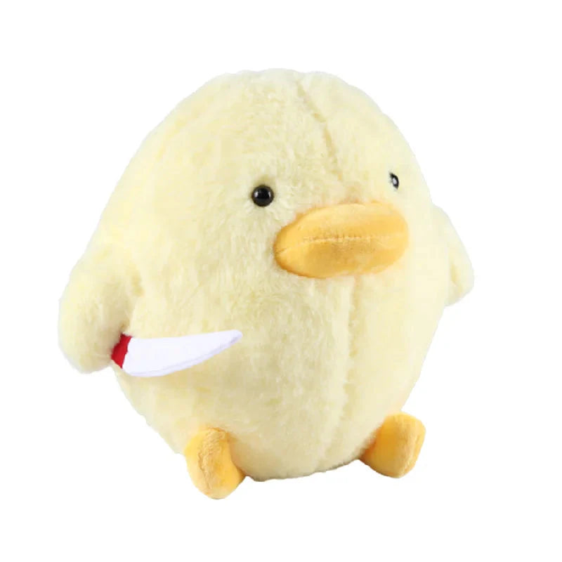 Plüschtier Messer Huhn – Kuscheltier - Stofftier einzigartig