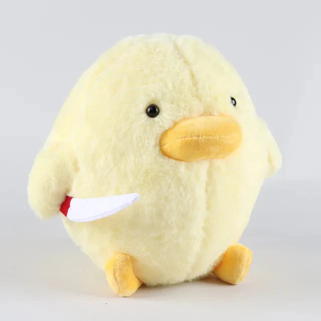Plüschtier Messer Huhn – Kuscheltier - Stofftier einzigartig