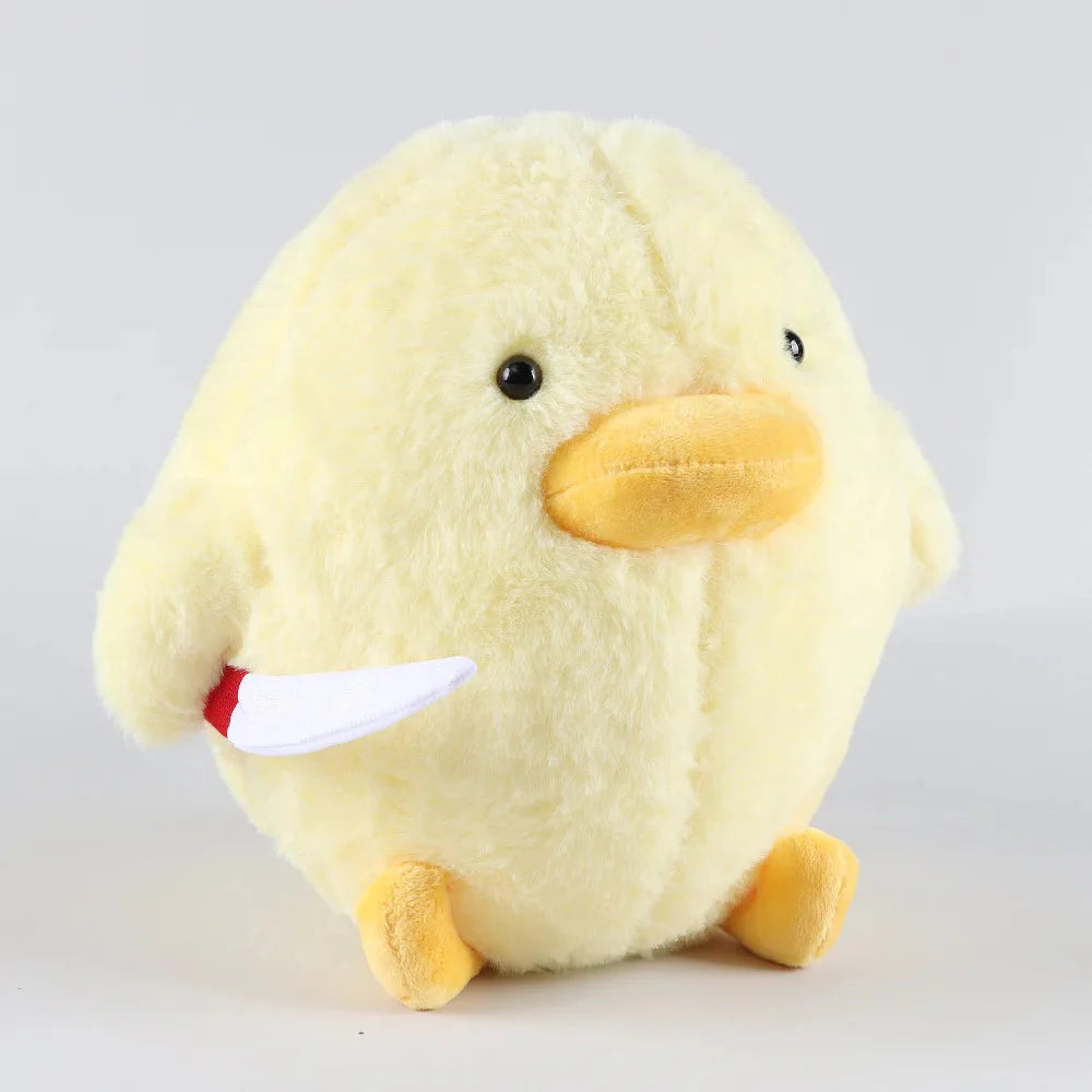 Plüschtier Messer Huhn – Kuscheltier - Stofftier einzigartig