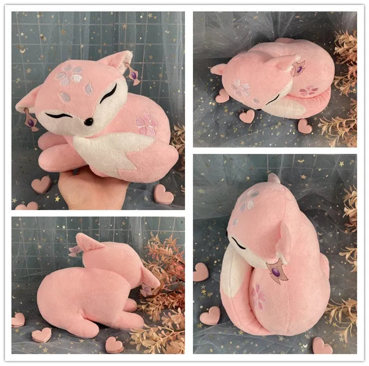 Plüschtier Pinker Fuchs – Kuscheltier - Stofftier weich
