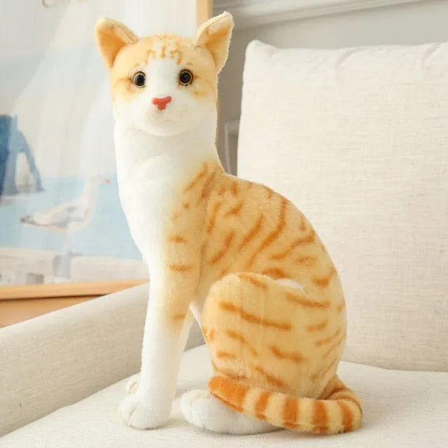 Plüschtier Realistische Katze – Kuscheltier - Stofftier
