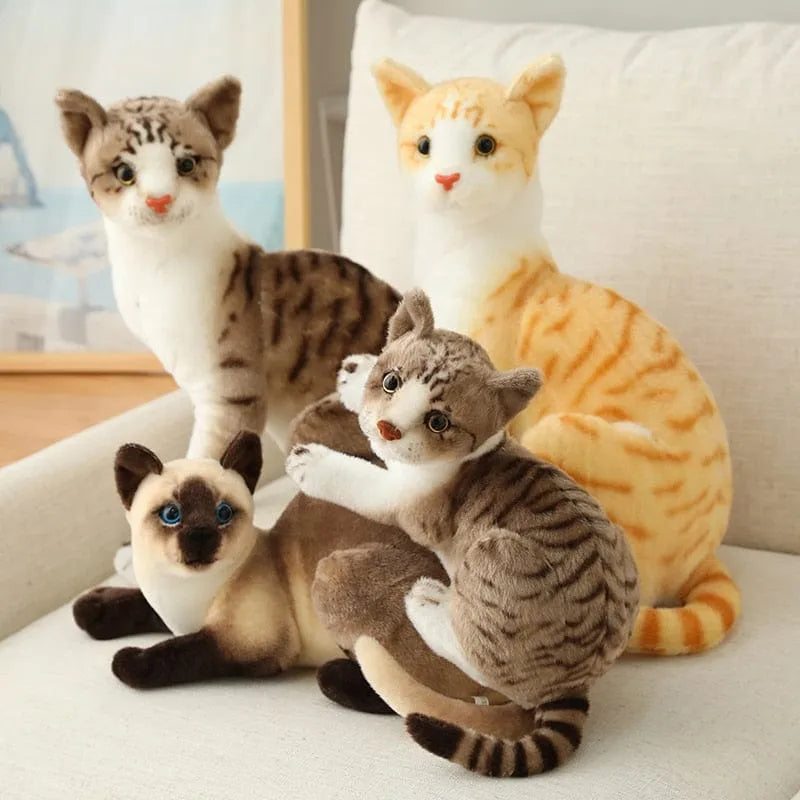 Plüschtier Realistische Katze – Kuscheltier - Stofftier