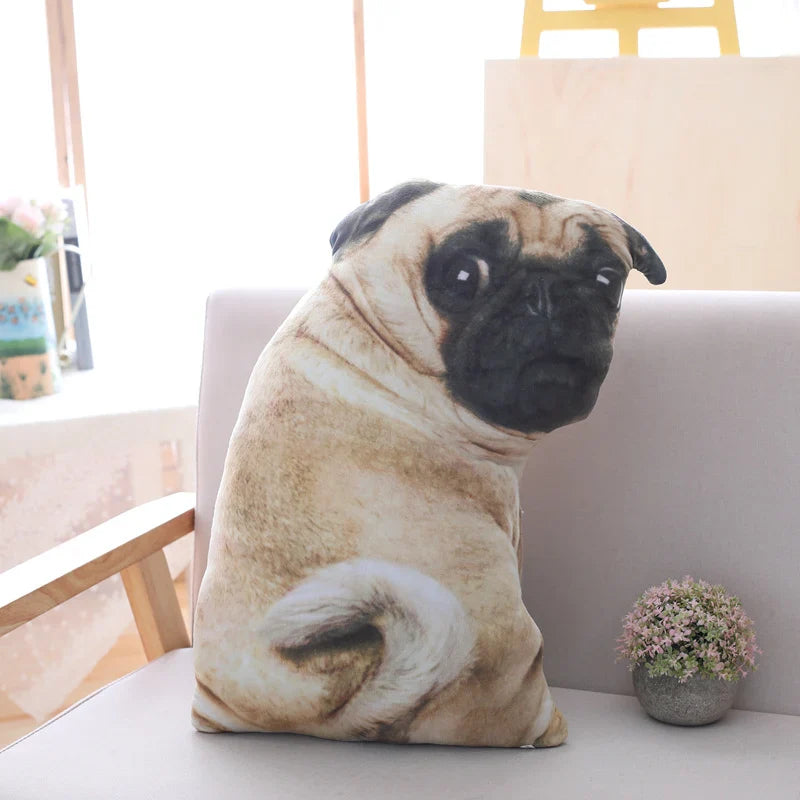 Plüschtier Realistischer Mops – Kuscheltier - Stofftier