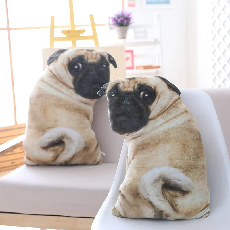 Plüschtier Realistischer Mops – Kuscheltier - Stofftier
