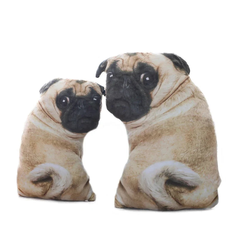 Plüschtier Realistischer Mops – Kuscheltier - Stofftier