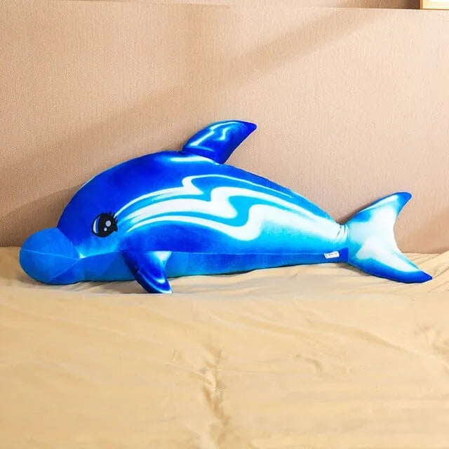 Plüschtier Regenbogen Delfin – Kuscheltier - Stofftier
